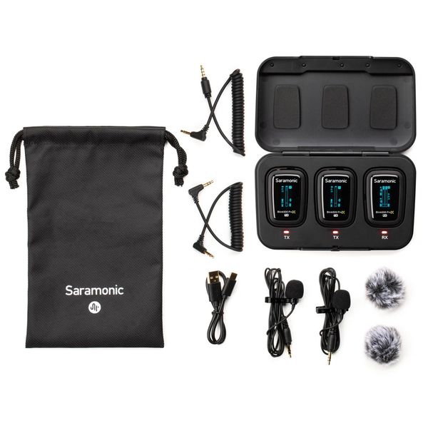 Blink 500 ProX B2 2-Person Wireless 2.4GHz Clip-On Microphone System with Lavaliers for rent