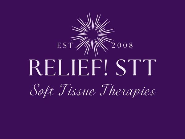 Logo for Relief! STT Soft Tissue Therapies established in 2008.