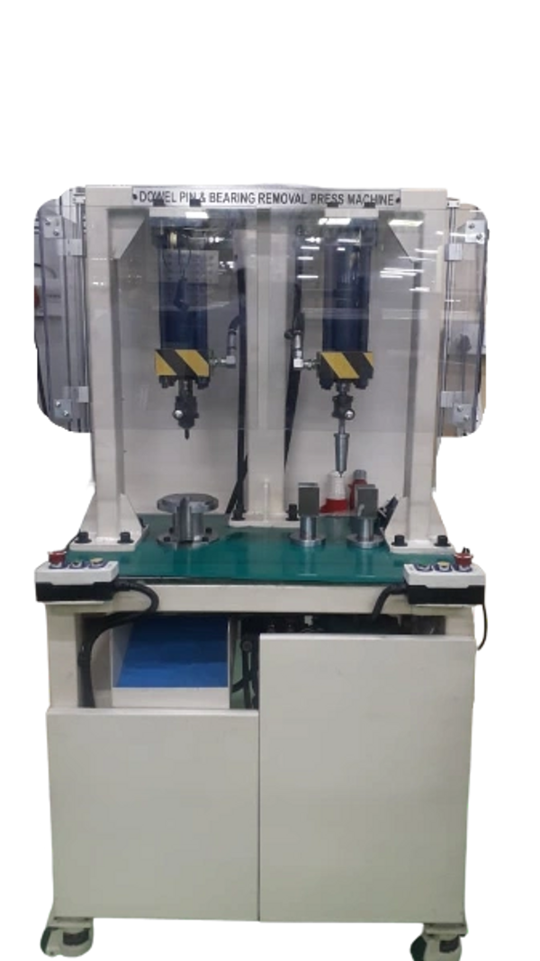 Semi-Automated Hydraulic Dowel Pin Removal Machine
