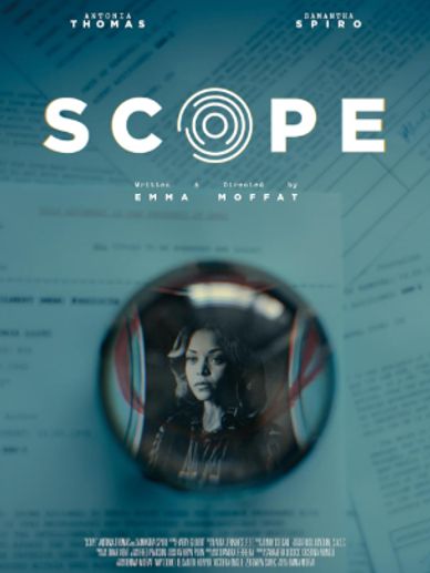 Poster for the series 'Scope' starring Antonia Thomas and Samantha Spiro.