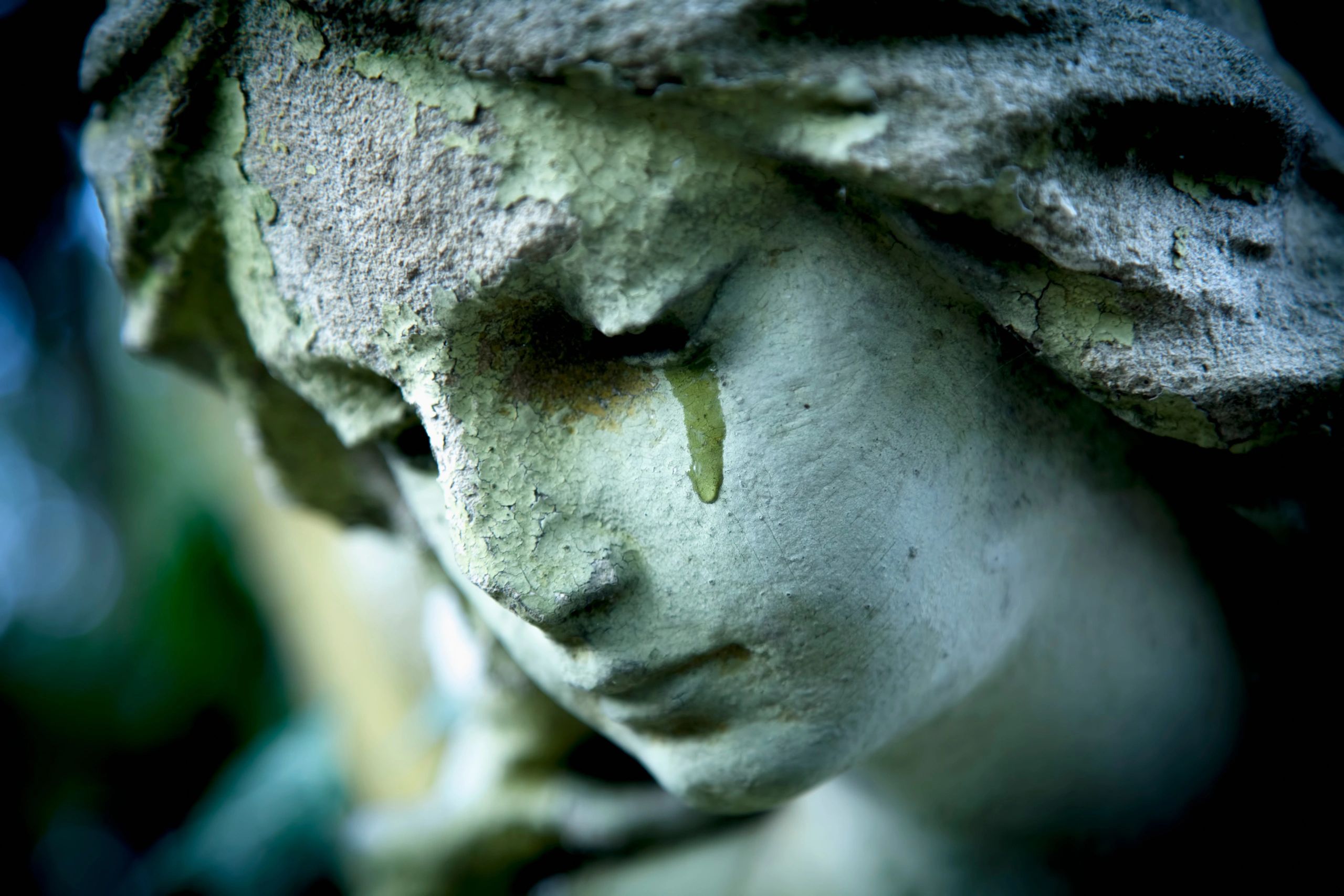 A Lachrymose cemetery angel.
