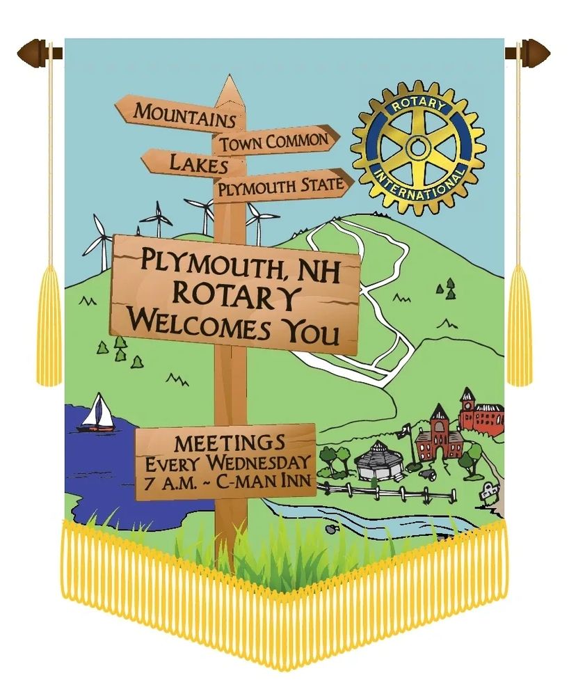 Plymouth Rotary Trading Banner