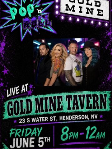 🎤⚡️ FRIDAY NIGHT ROCK SHOW ⚡️🎤

Pop & Roll is hitting the stage at Gold Mine Tavern on Friday, Jun