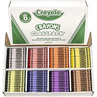 Crayola Crayon Classpack, School Supplies, 16 Colors (50 Each