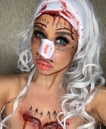 Halloween Makeup Plastic Surgery Makeup