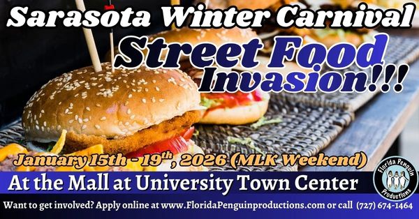2026 Sarasota Winter Carnival & Street Food Invasion