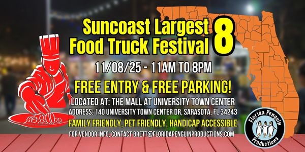 Suncoast Largest Food Truck Festival - Vendor Application