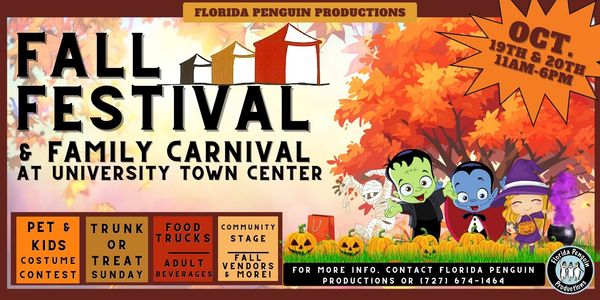 Fall Festival & Dreamland Carnival at The Mall at UTC Vendor Application