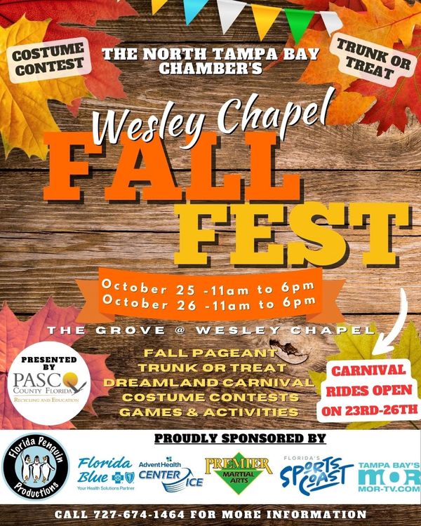 Wesley Chapel Fall Festival - 2025 - Vendor Application