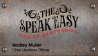 The Speak Easy Mobile Bartending