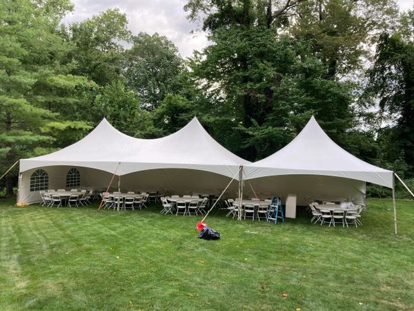 Ribbon Cutting Tent Rental Package for 32 Guests