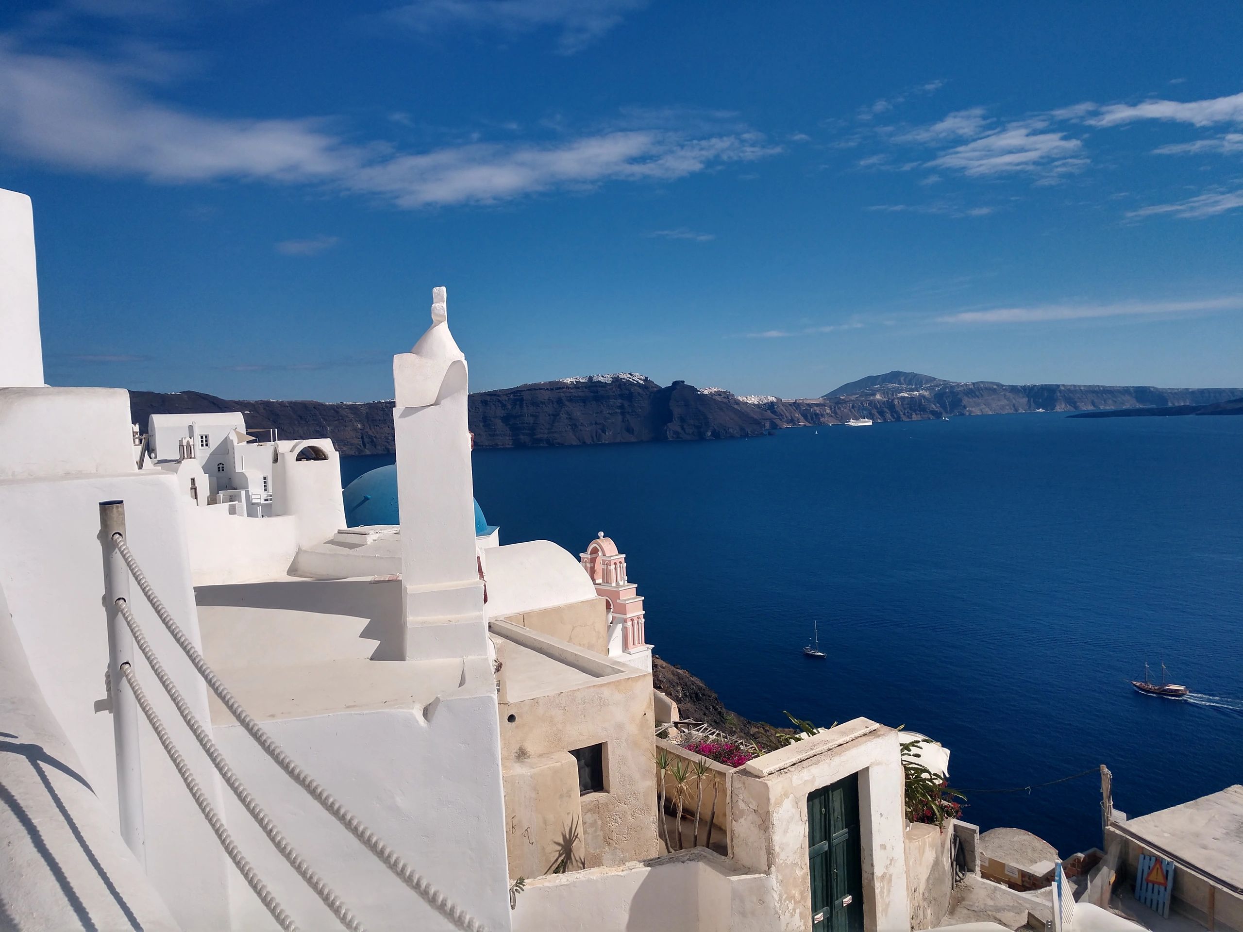 Santorini--Color It Blue