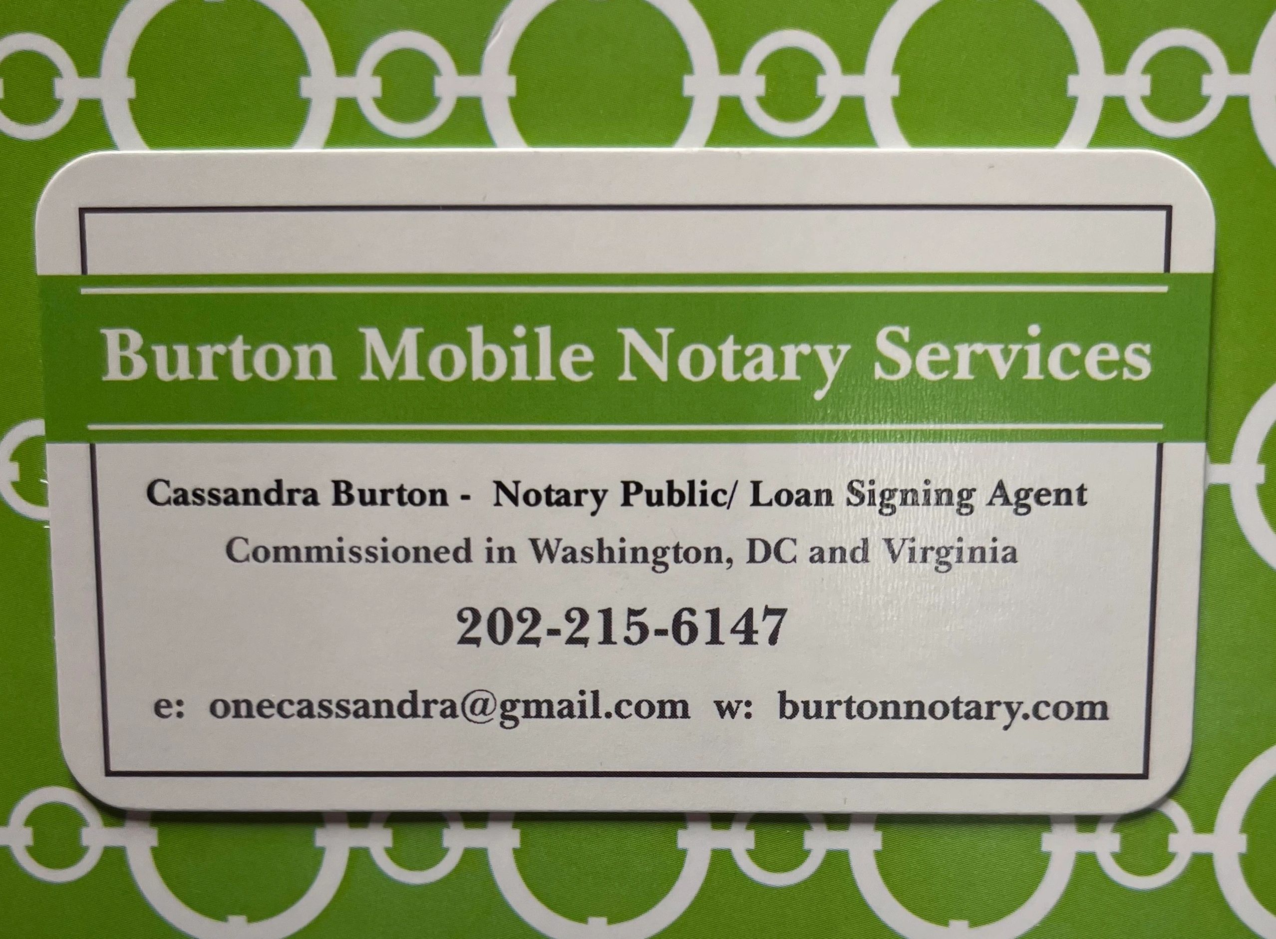Burton Mobile Notary Services