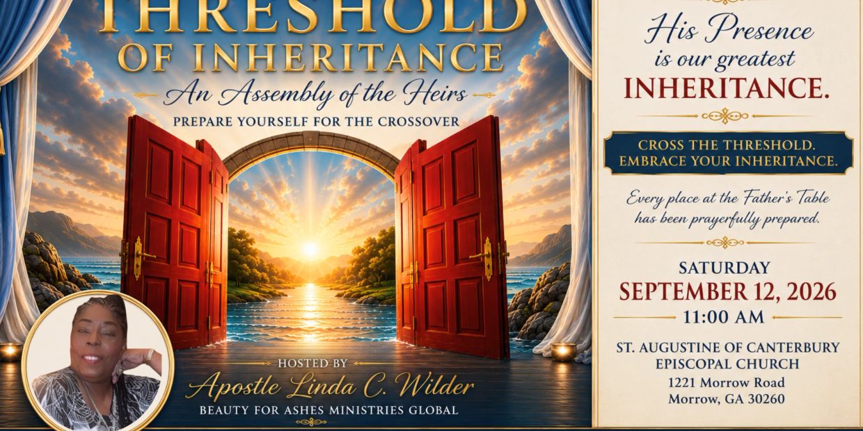 Invitation to Threshold of Inheritance event by Apostle Linda C. Wilder.