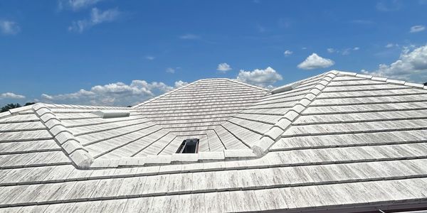 Affordable roof cleaning in Tampa restoring curb appeal and home value