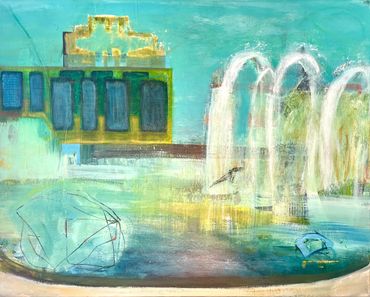 FOUNTAIN OF HOPE WITH PILLARS OF STRENGTH