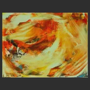 THE DANCE | 48x36" 1.5" deep acrylic with mixed media. 