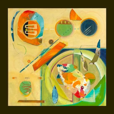 BALANCE BEAMING is 24x24"