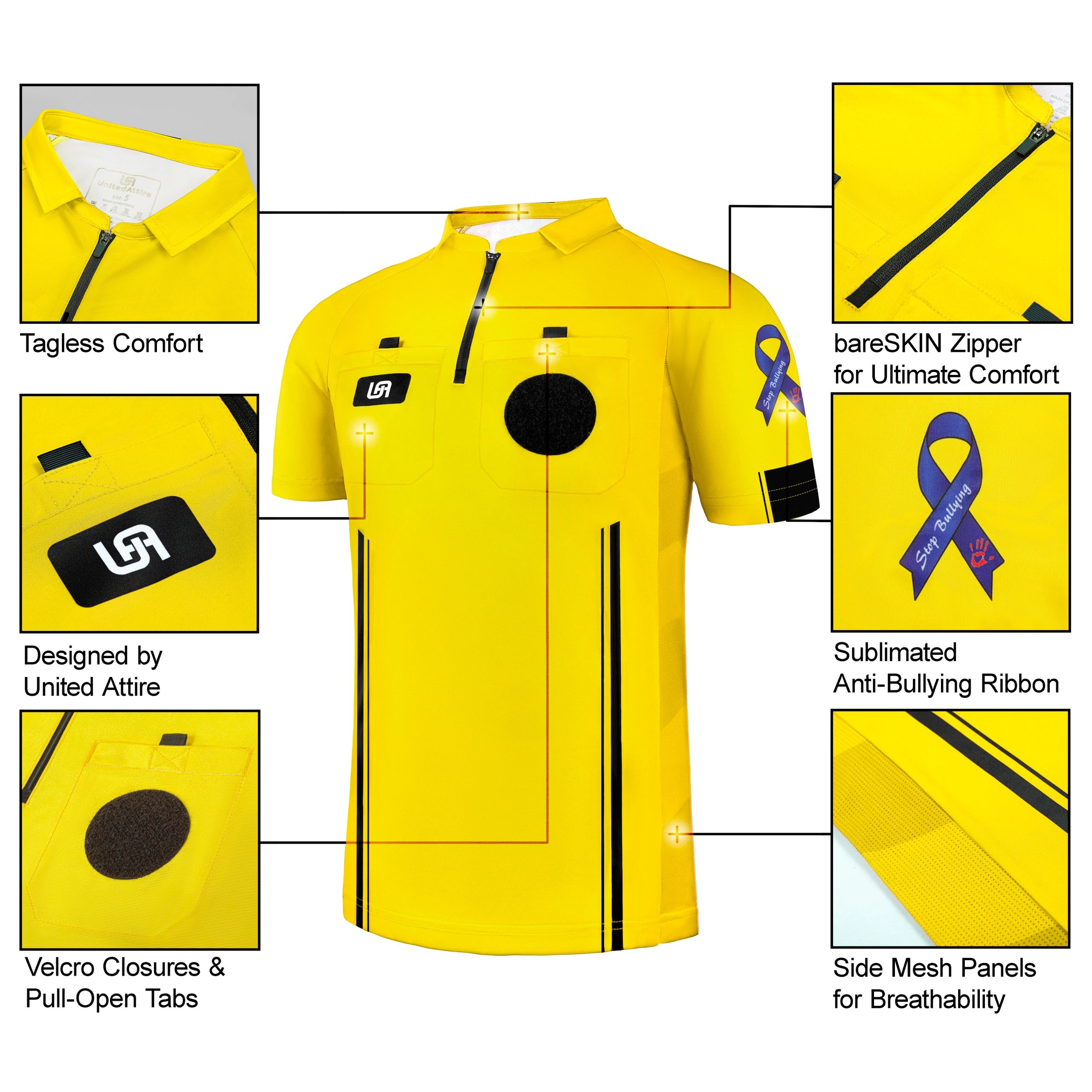 Soccer Referee Ussf Referee Uniforms, Ussf Jersey, Official Sports