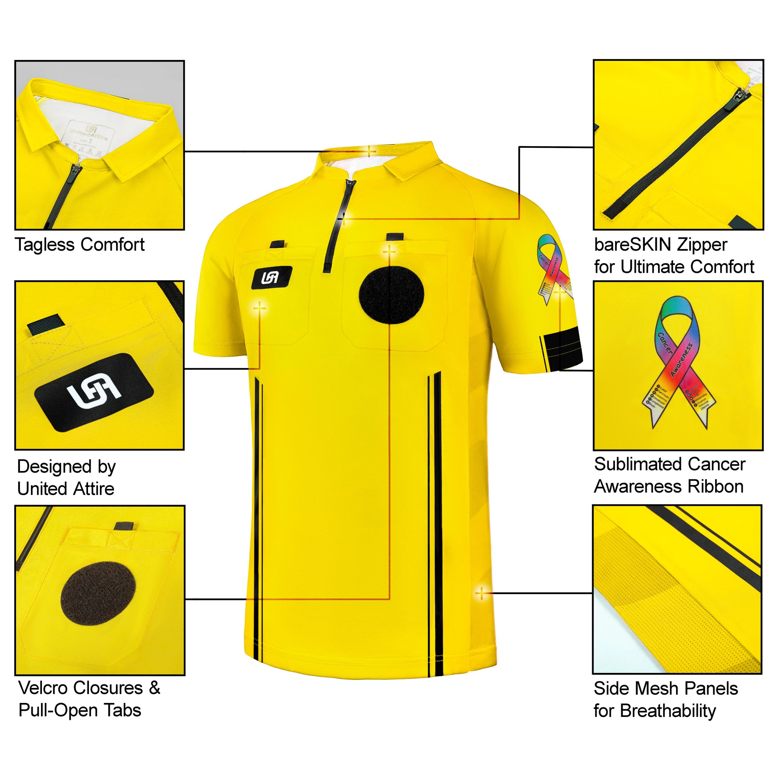 Soccer Referee Ussf Referee Uniforms, Ussf Jersey, Official Sports Soccer Referee
