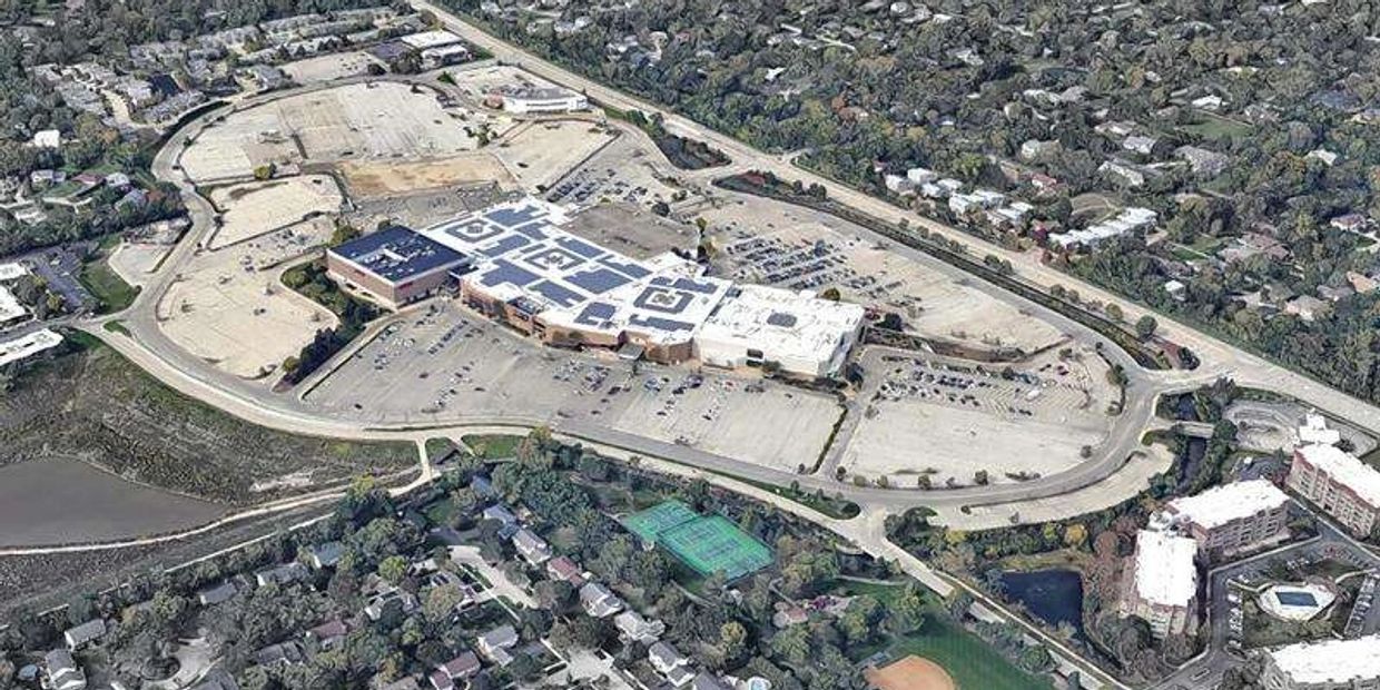 Ariel view of Northbrook Court.