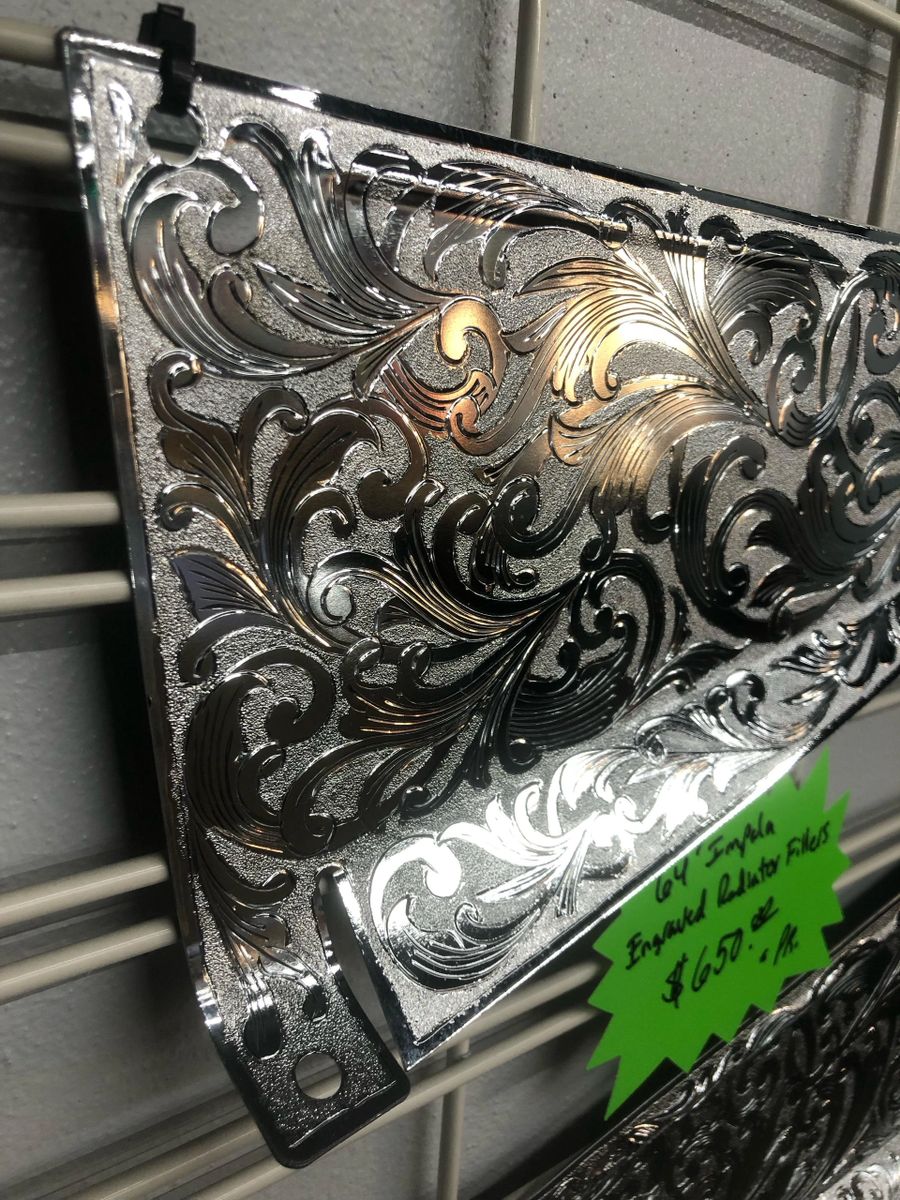 1964 Impala Engraved Radiator Fillers