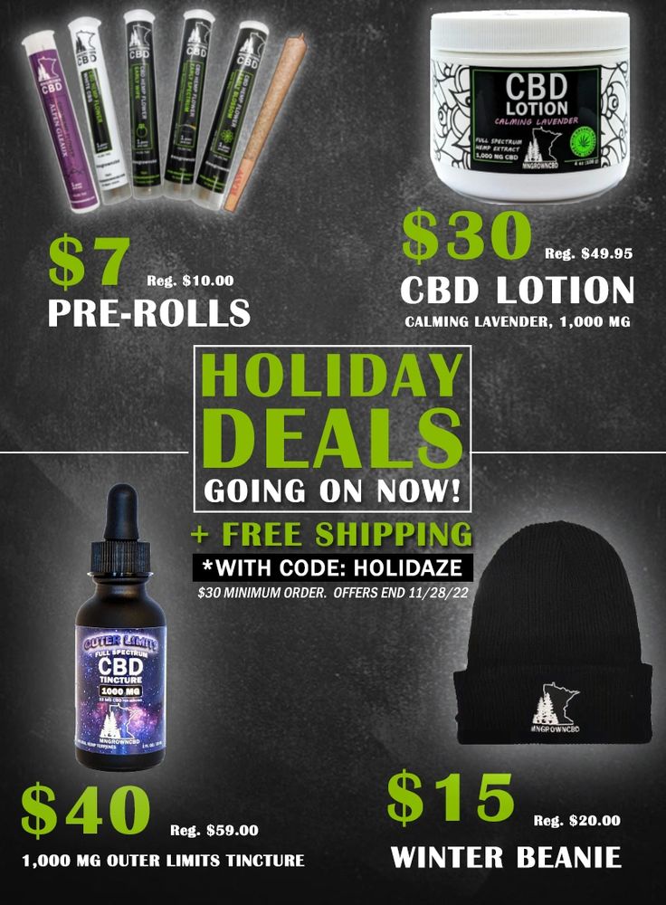 MN Made Hemp CBD - Shop Local This Black Friday and Small Business Saturday.  