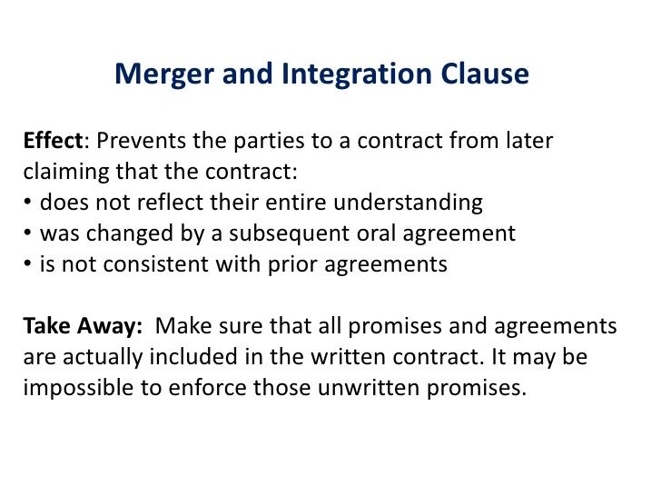 What Are Merger Clauses In a Contract?