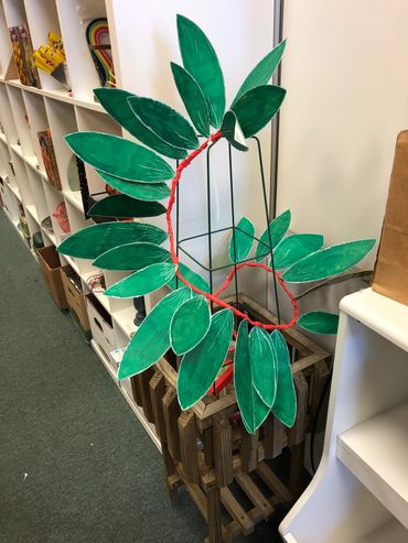 Platonic Solid, icosahedron, upcycled, Spiral Ginger Plant