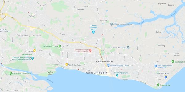 Map of our service area