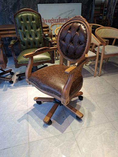 Ahşap Çalışma Makam Koltuklarında Özel Üretimin Tek Adresi