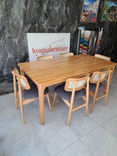 Ahşap Yemek Odası Takımı Modellerimiz İle Mekanlarınızda Estetik ve Şıklığı Yakalayın. 