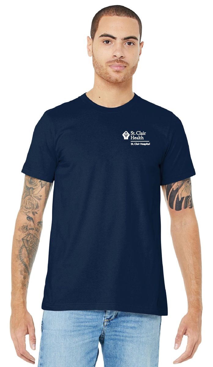 BELLA+CANVAS ® Unisex Short Sleeve Tee -BC3001- INCLUDES LEFT CHEST LOGO