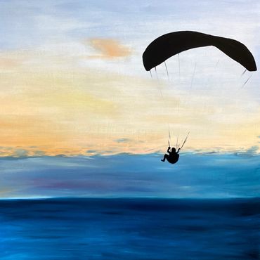 Landscape painting. 