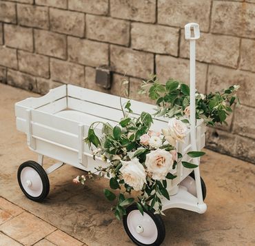 White wedding wagon
$35