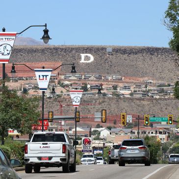 Dixie rock in St. George