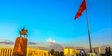 Bishkek city view, Kyrgyzstan