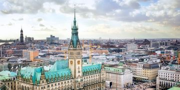 Hamburg city view, Germany