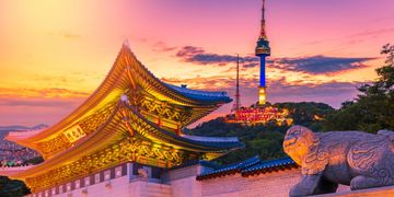 Seoul city view, South Korea
