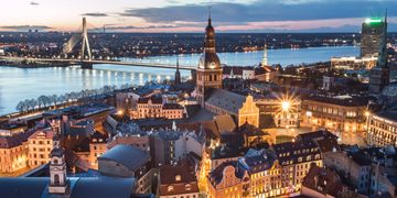  Riga city view, Latvia 


