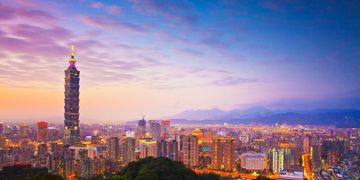 Taipei skyline, Taiwan