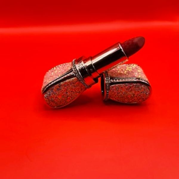 Mack & Andy Empress Comes wrapped in a sleek Pink rhinestone bowtie--think deep pearl glam