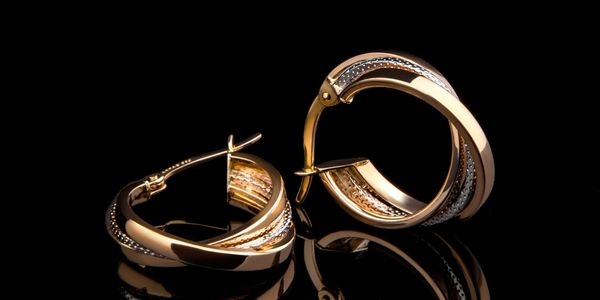 unique collection of gold earrings