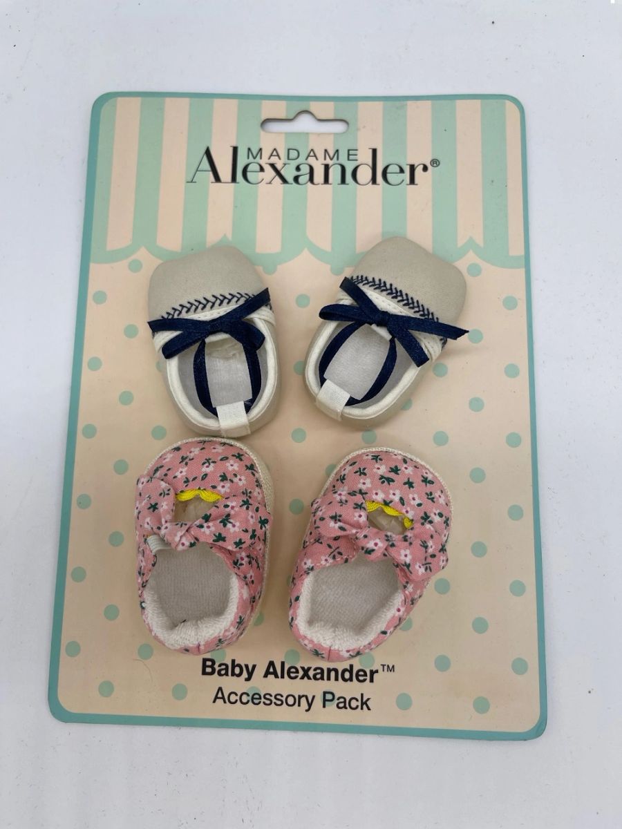 Madame Alexander 14" Baby Doll Shoes 2 Pair Accessory Set