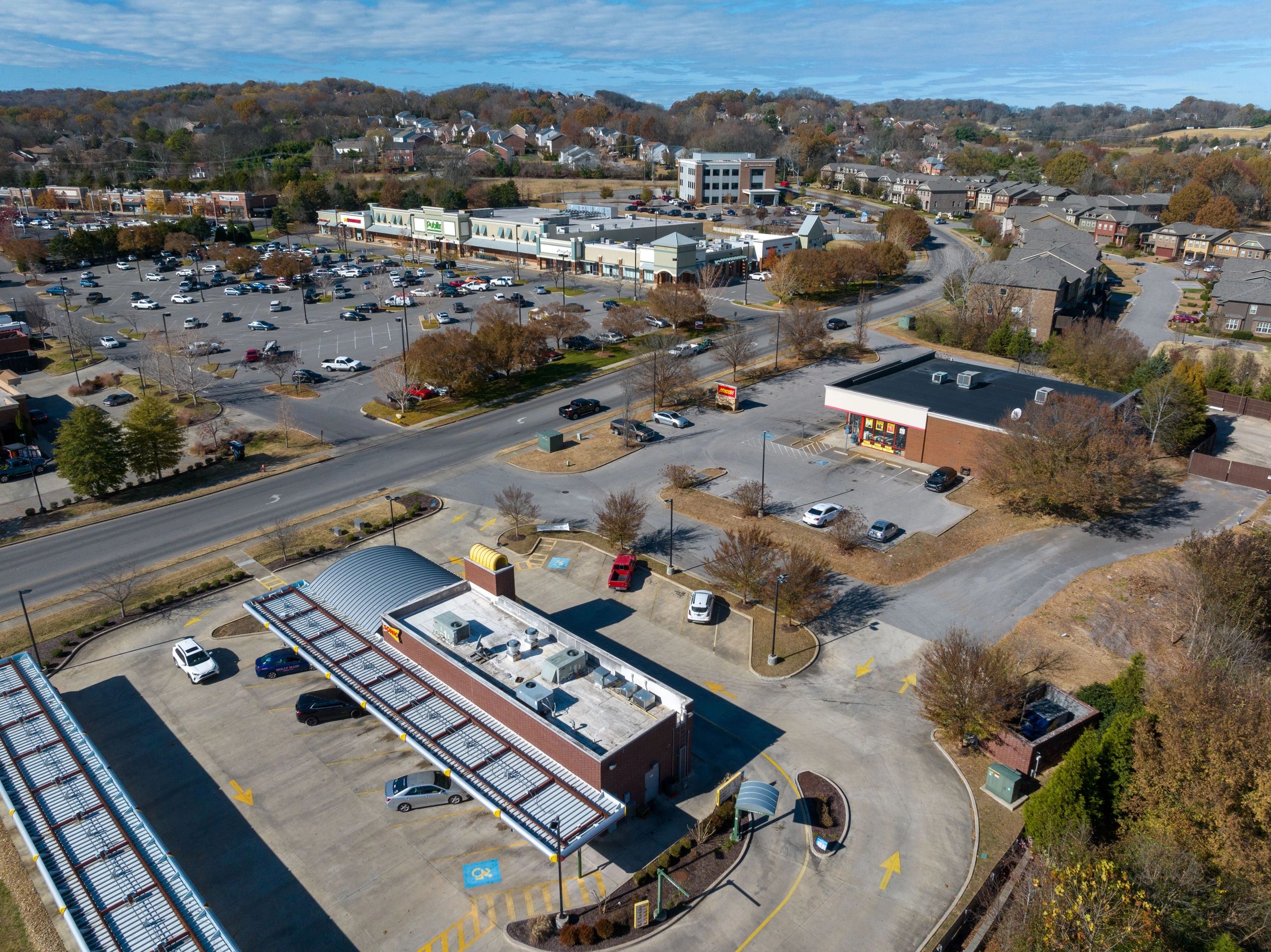 Retail Drone Image Bellevue, TN