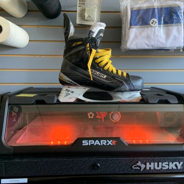 Sparx Hockey home skate sharpener review 