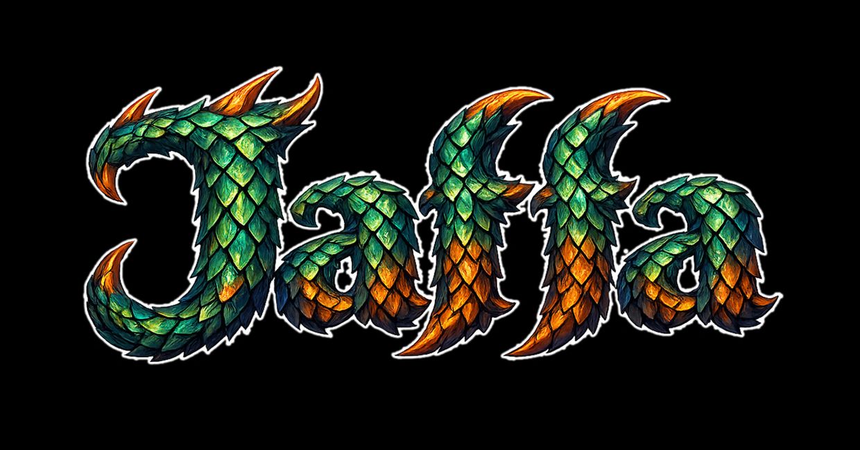 Jaffa logo designed by Mark W Lucke