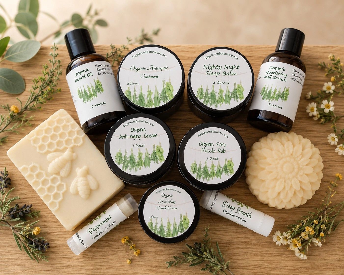 Some of the products available for purchase. 