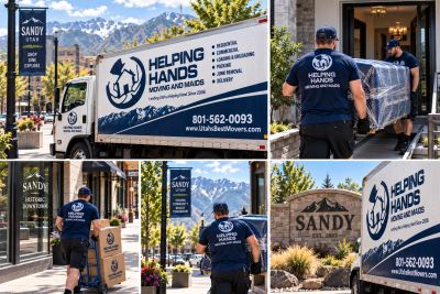 Helping Hands Moving and Maids team working in Sandy, Utah.