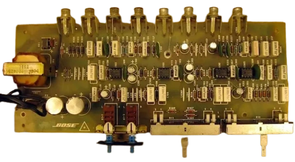Old analog circuitry found in an OEM Bose equalizer